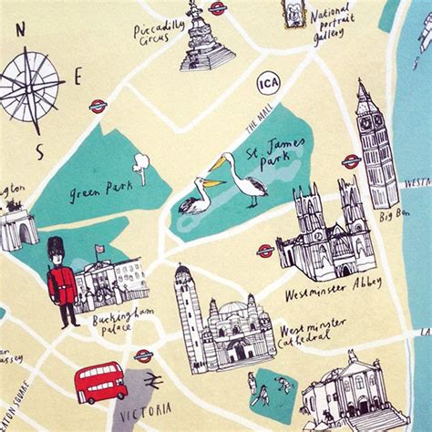 Map Of Pimlico London On Behance