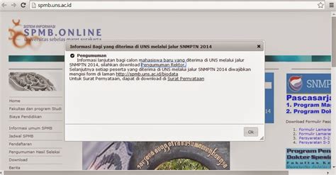 Pengisian biodata ukt calon mahasiswa baru jalur seleksi mandiri uns tahun 2021 dapat diisi mulai tanggal. RDA 42: Cara Daftar Ulang SNMPTN khusus UNS
