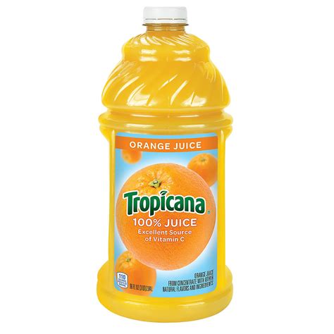 Tropicana 100 Orange Juice Nutrition Facts Blog Dandk