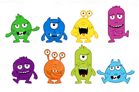 Collection Of Cute Cartoon Monsters 20576800 Png