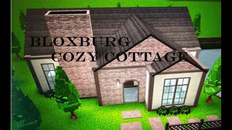 Cozy Cottage Bloxburg Small House Layout