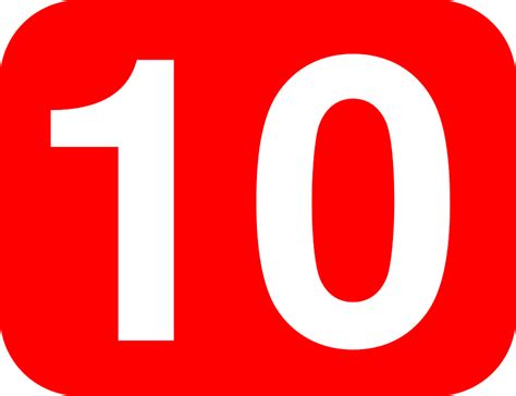 Download Number 10 Ten Royalty Free Vector Graphic Pixabay