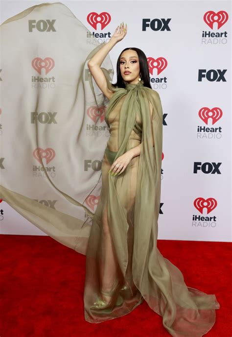 Doja Cat In Sheer Costume At The Iheartradio Music Awards Event Photo Gallery Bio Pictures 8