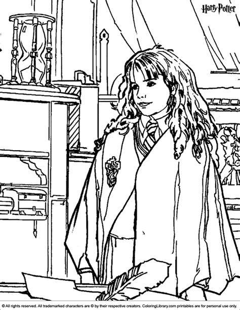 April 10, 2020 by amandak. Free Harry Potter color sheet - Coloring Library