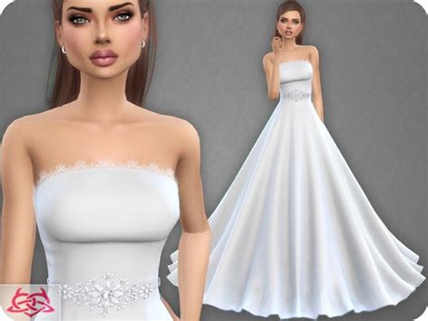 Pin By Annett Herrler On Sims 4 Ccs The Best Sims 4 Wedding Dress