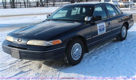 1992 Ford Crown Victoria Lx In Perry Ks Item H1455 Sold Purple Wave