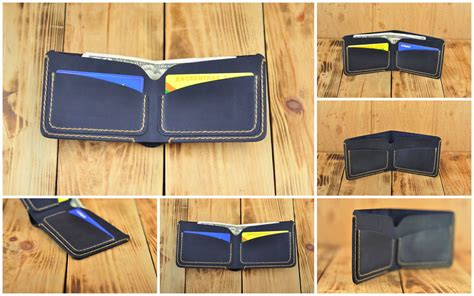 Blue wallet Navy blue wallet Blue wallets Blue leather | Etsy | Blue wallet, Blue leather wallet 