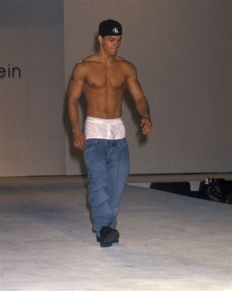 Mark Wahlberg Calvin Klein Fashion Show