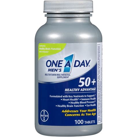 One A Day Mens 50 Healthy Advantage Multivitamin Supplement 100 Ct