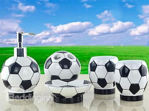 Discover bathroom accessories on amazon.com at a great price. Creative Fashion Football 5-piece Resin Bath Accessories ...