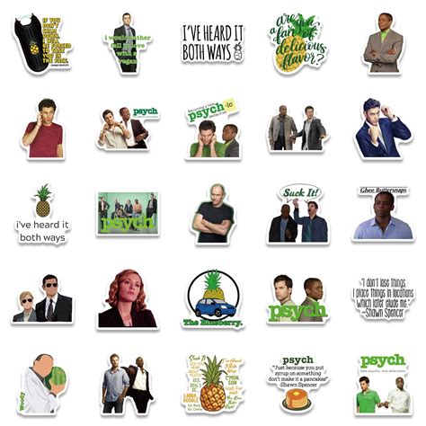 Psych Sticker Pack Culture Of Gaming