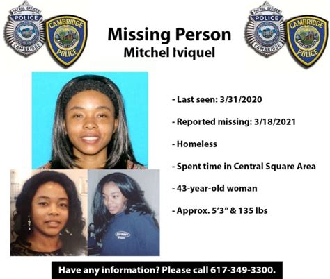 Massachusetts Police Department Seeks Publics Help In Finding Woman Missing For A Year New