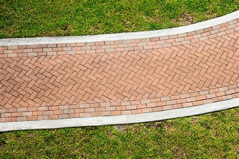 Herringbone Brick Walkway Stock Photos Pictures And Royalty Free Images