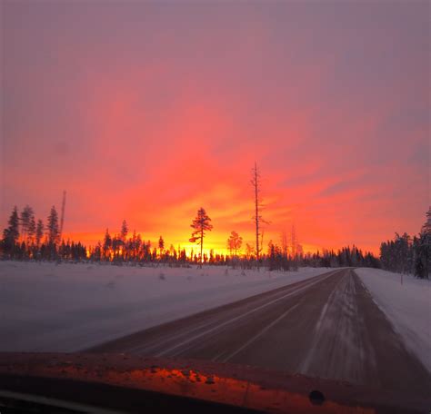Sunrise At 1125 In Lapland Finland Dream Photography Lapland