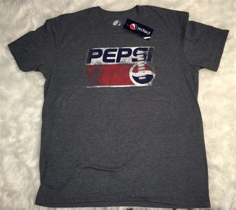 Drink Pepsi Cola Old School Retro T Shirt Mens Distressed Logo Cool