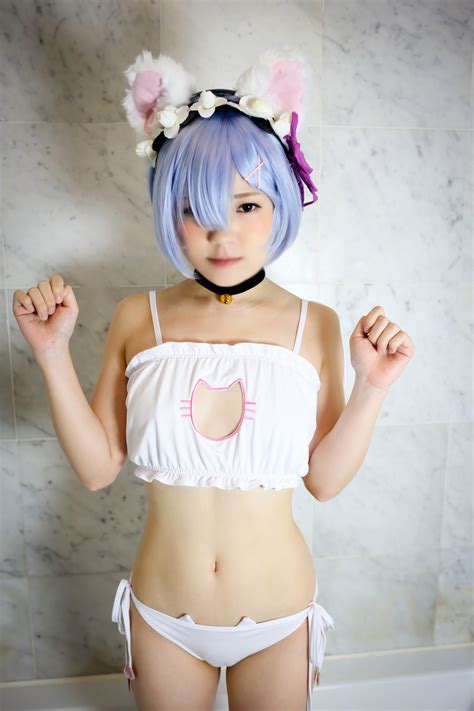 Sexy Rem Ero Cosplay Has Pussy Keyhole Lingerie Sankaku Complex Free Download Nude Photo
