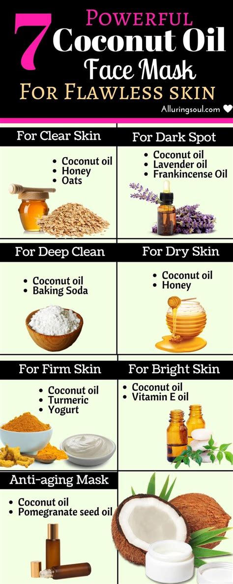 7 Powerful Coconut Oil Face Mask For Flawless Skin Coconut Oil For