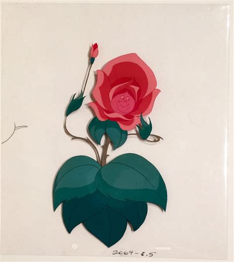 Animation Collection Original Production Animation Cel Of The Red Rose