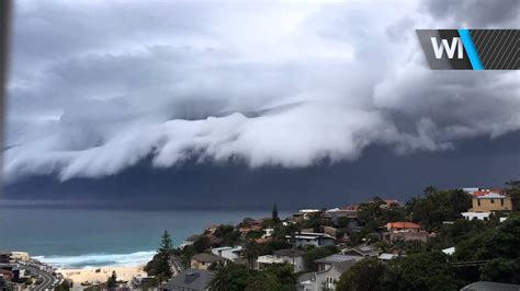 Sydney New South Wales Australia Bondi Beach Tsunami Cloud 2015