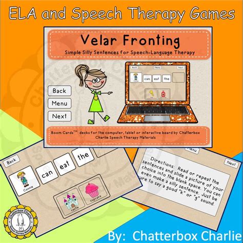 This Speech Language Therapy Boom Cards Deck Contains Digital