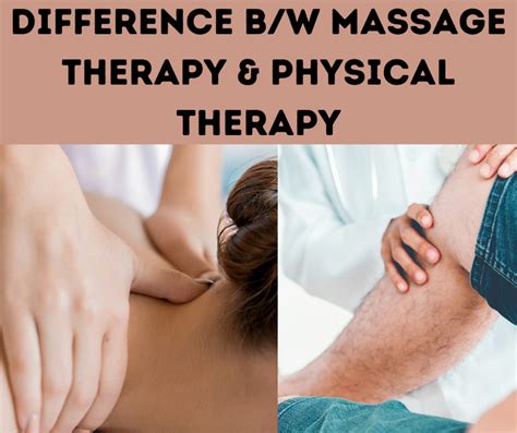 The Differences Between Physiotherapy And Massage Therapy Fisioterapiasinred