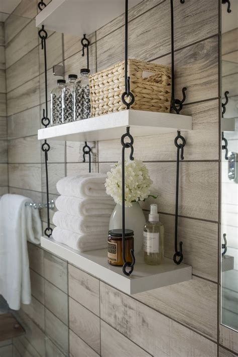 Depending on the color scheme of your bathroom, purchase or find some colored bottles. 22+ Hanging Wall Shelves Furniture, Designs, Ideas, Plans ...