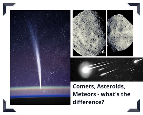 Whats The Difference Between Comets Asteroids And Meteors