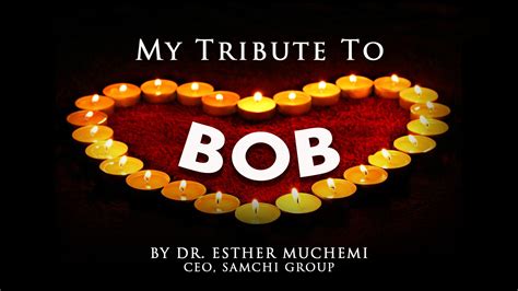 Dr Esther Muchemi On Twitter I Celebrate Bob Your Friendship Was