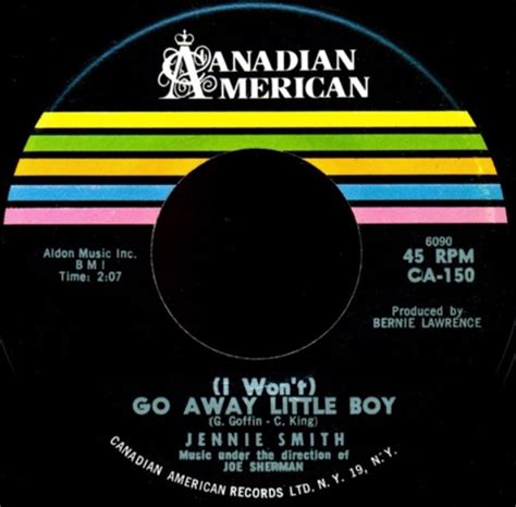 Jennie Smith I Wont Go Away Little Boy Let It Be Me 1963 Vinyl