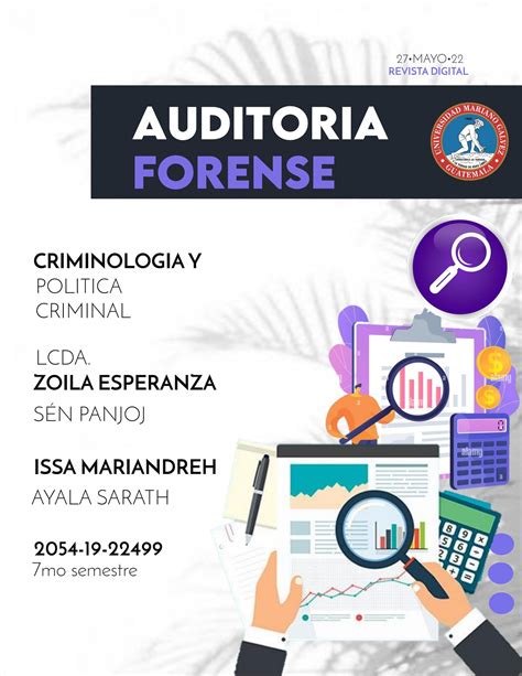 Revista Digital De Auditoria Forense By Issa Mariandreh Ayala Sarath