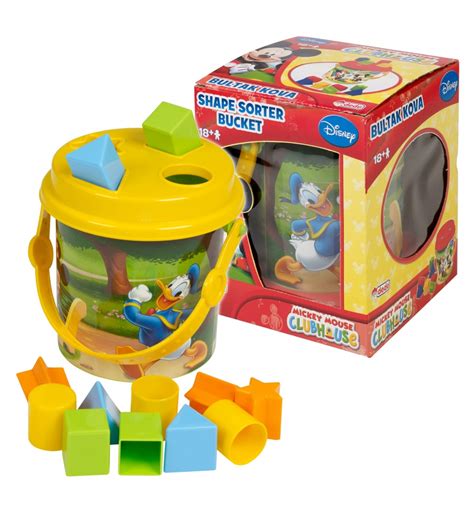 Disney Mickey Mouse Shape Sorter Bucket 01921 Easyt Products