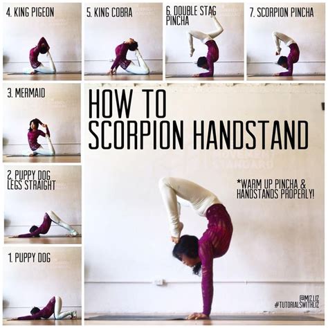 How To Scorpion Handstand Poses To Warm Your Scorpion Handstand ️