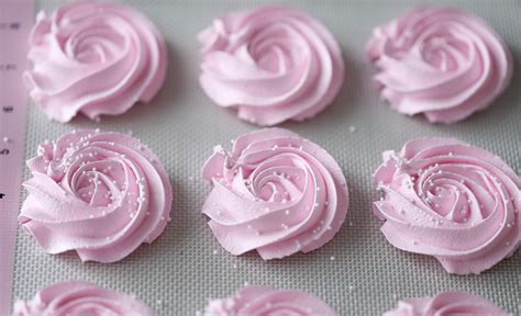 Pink Meringues Cookies For Valentines Day Passion For Baking Get