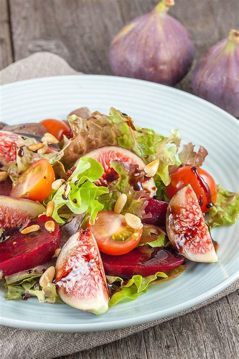Red Beet With Figs Salad Ohmydish