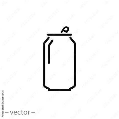 Soda Can Icon Vector Stock Vector Adobe Stock