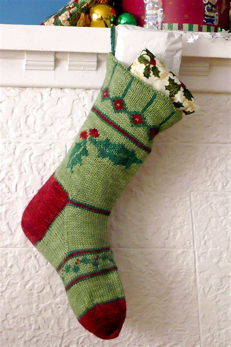 Free Knitting Patterns For Christmas Stocking Ornament Mikes Natura
