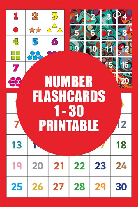 10 Best Number Flashcards 1 30 Printable Pdf For Free At Printablee