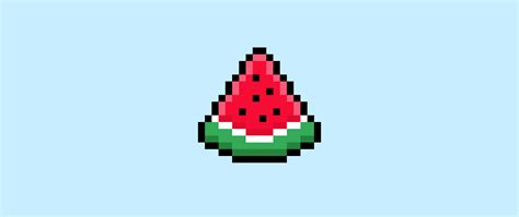 How To Make A Pixel Art Watermelon Mega Voxels