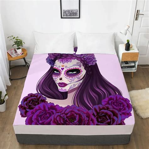 3d Fitted Sheetbed Sheet With Elastic Twinfullqueenkingcustommattress Cover 150180