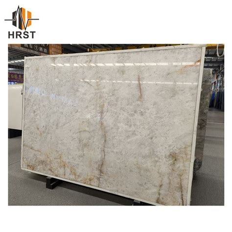 White Crystal Quartzite Slab Suppliers Wholesale Price Hrst Stone