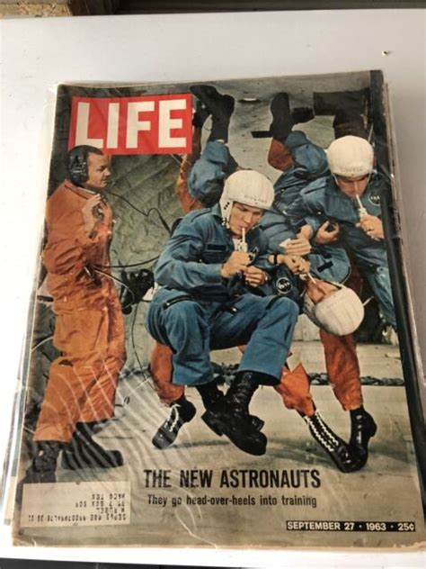 Life Magazine September 27th 1963 Space Race Cold War Astronauts Ebay
