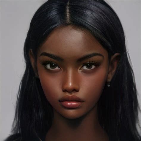 Black Girl Art Black Women Art Digital Portrait Art Digital Art Girl