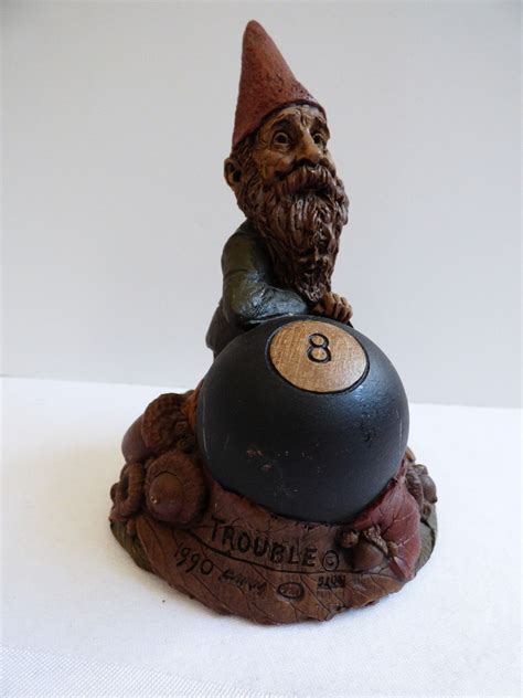 Vtg Tom Clark Gnome Trouble Figurine Cairn Studio 1990 Retired Tom