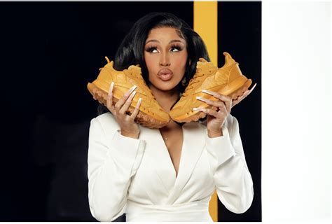 Cardi B Takes A Golden Spin With Her Latest Reebok Classics Sneaker Launch