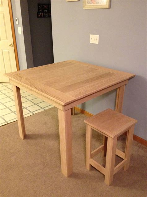 I present to you.my adjustable height diy lego table and storage unit! Ana White | Pub Table height stool, modern design - DIY ...