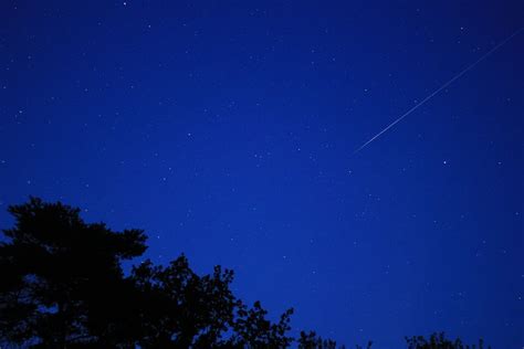 Dark Blue Shooting Star Mystical Sky Night Star 12 Inch By 18 Inch