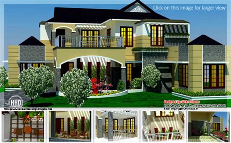 5 Bedroom Luxury Home In 2900 Sq Feet Kerala Home Design And Floor