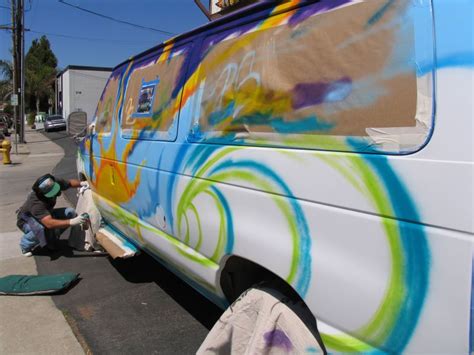 How To Paint A Van The Painting Of The Dream Machine Drew Brophy