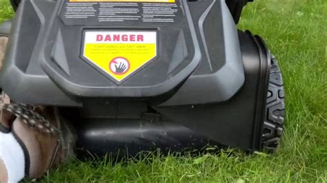 Ego 21 Inch Mower Side Discharge Chute Youtube