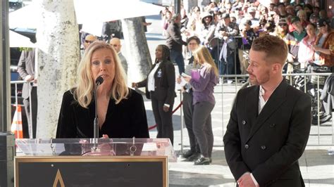 Catherine Ohara Speech At Macaulay Culkin Hollywood Walk Of Fame Star